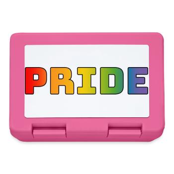 rainbow pride LGBT LGBTQI queer - Boîte à goûter - rose - Devant