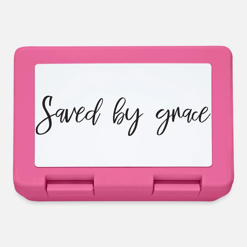 Saved by grace - Lunchbox - pink