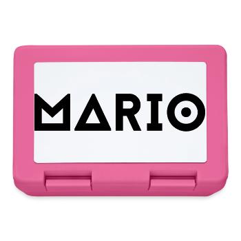 First name Mario - Lunchbox - pink - Front