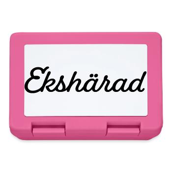 Ekshärad black - Lunchbox - pink - Front