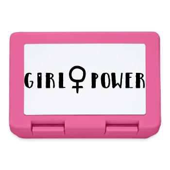 Le pouvoir des filles - Boîte à goûter - rose - Devant