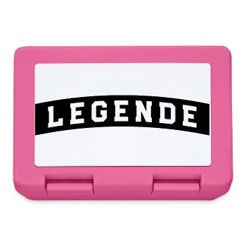 Légende - Boîte à goûter - rose - Devant