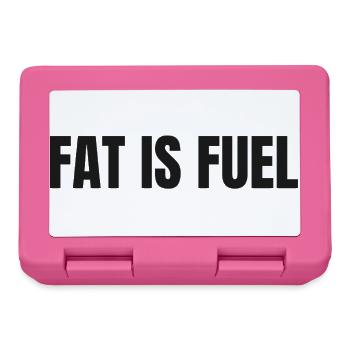 FAT IS FUEL | Carnivore T-Shirt High Fat Lifestyle - Lunchbox - pink - Front