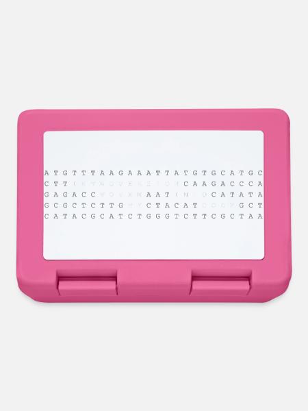 Introversion, eingewoben in meine Code-DNA - Brotdose - Pink