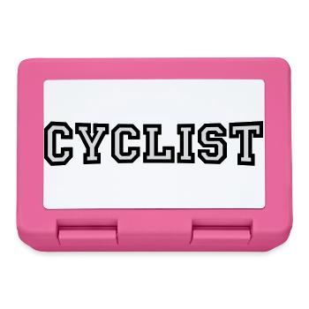 Cyclists - Lunchbox - pink - Front