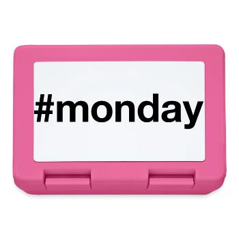 MONDAY Hashtag monday - Lunchbox - pink - Front