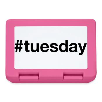 TUESDAY Hashtag tuesday - Lunchbox - pink - Front