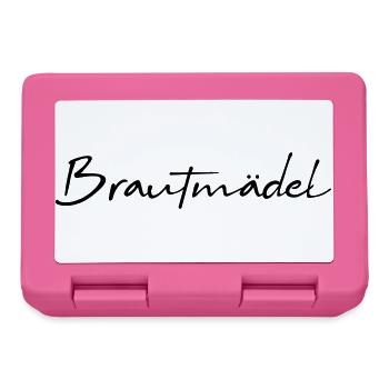 Brautmädel Junggesellinnenabschied - Brotdose - Pink - Vorne