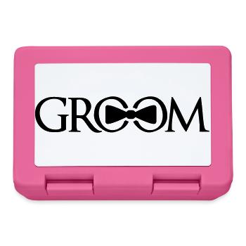 celebrate groom rings team bachelorette party - Lunchbox - pink - Front