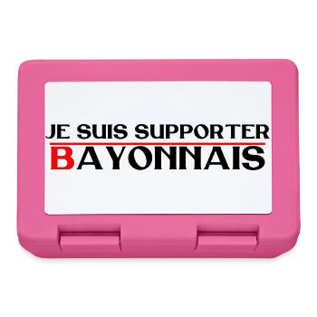 Je suis supporter Bayonnais - Boîte à goûter - rose - Devant