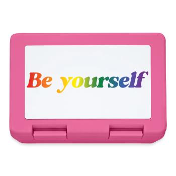 LGBT Pride Month - Be yourself - Lunchbox - pink - Front