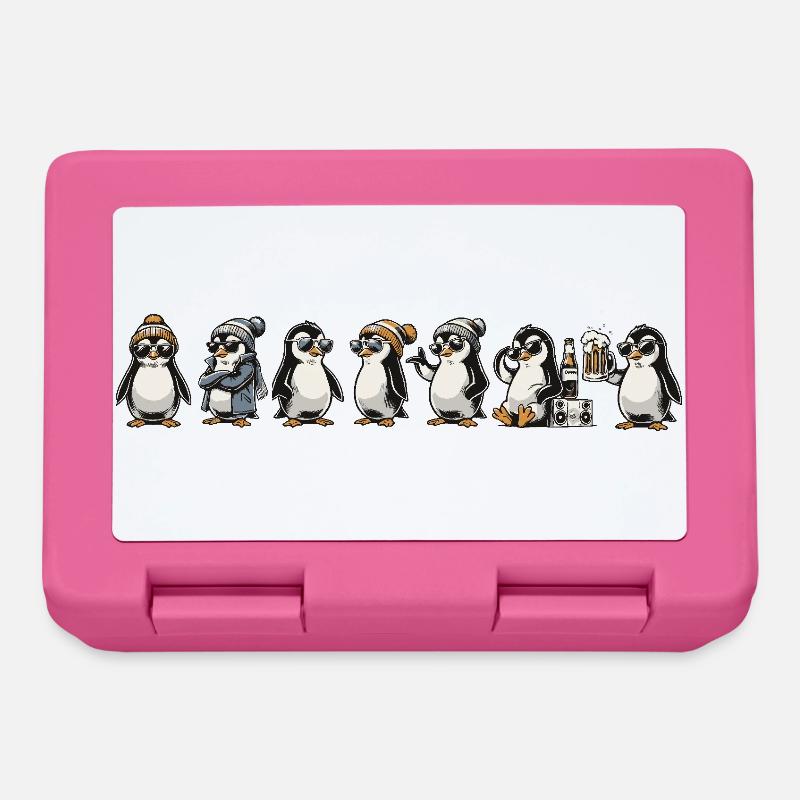 Cool Pingus - Lunchbox - pink