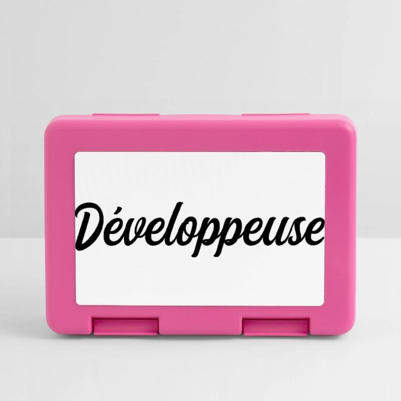 Développeuse Web Code Logiciel Application Tech Boîte à goûter