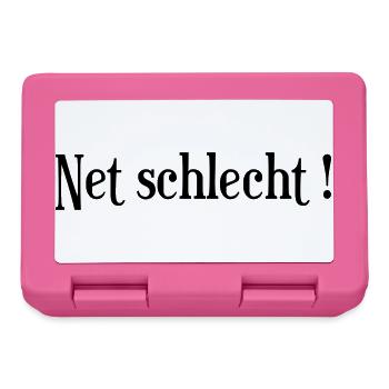 Net_schlecht_logo - Boîte à goûter - rose - Devant