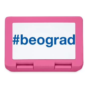 Bégrad Belgrade Serbie Hashtag Serbien - Boîte à goûter - rose - Devant