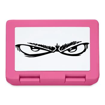 Night Eyes Black & White - Lunchbox - pink - Front
