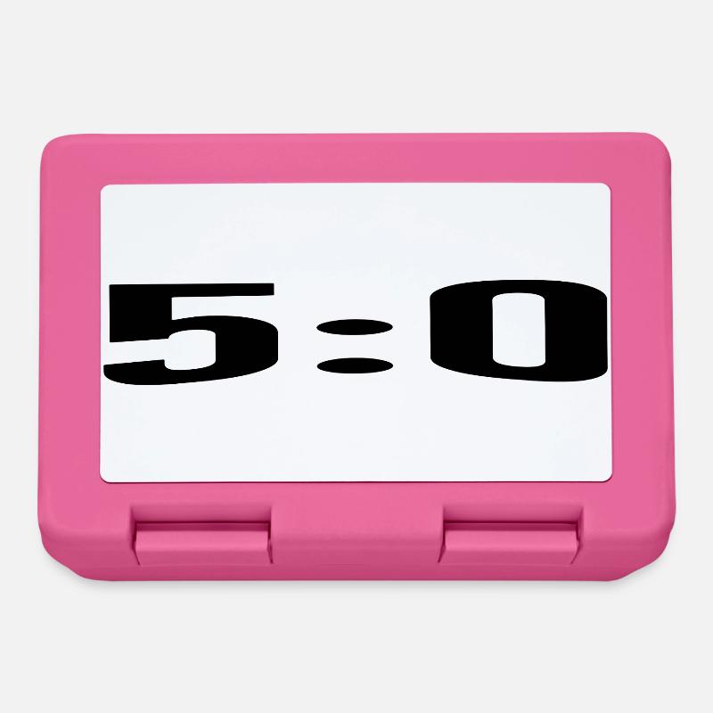5:0, un score parfait - Boîte à goûter - rose