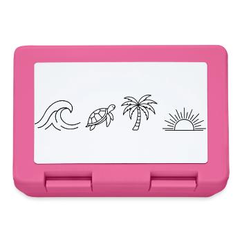 Chemise d’été Tortue - Boîte à goûter - rose - Devant