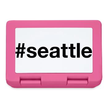 SEATTLE Hashtag Grunge - Lunchbox - pink - Front