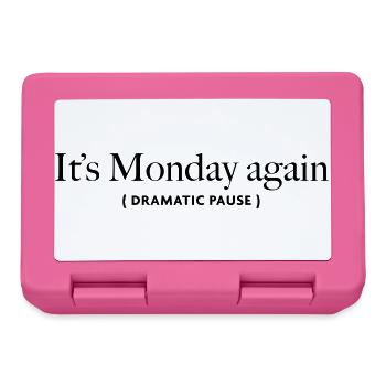 its-monday-again - Lunchbox - pink - Front