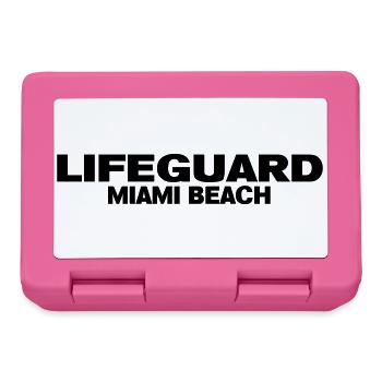 Rettungsschwimmer miami - Brotdose - Pink - Vorne
