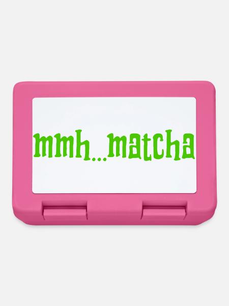 I LOVE MATCHA - Brotdose - Pink