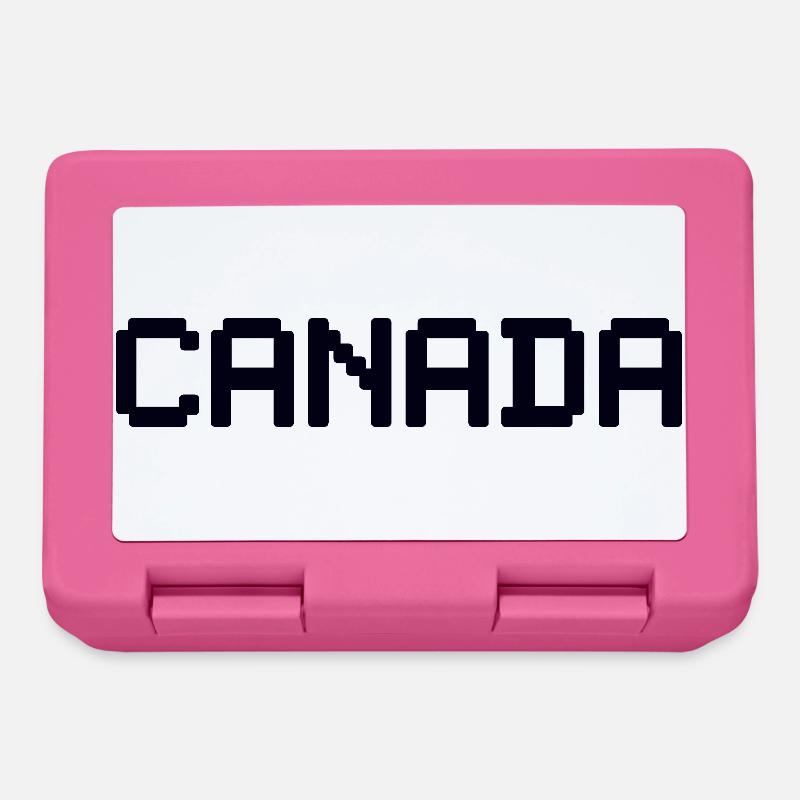 CANADA - Boîte à goûter - rose