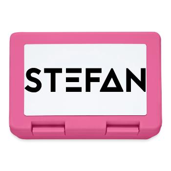 First name Stefan - Lunchbox - pink - Front