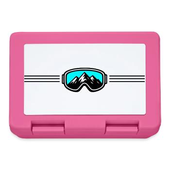 Ski Goggles Ski Mountains - Lunchbox - pink - Front