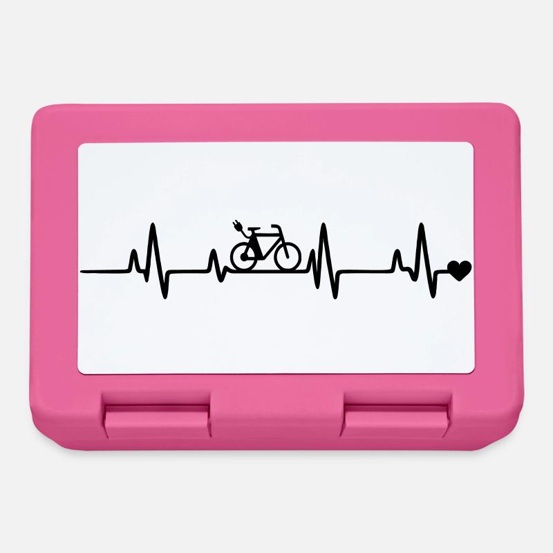 Vélo électrique - Boîte à goûter - rose