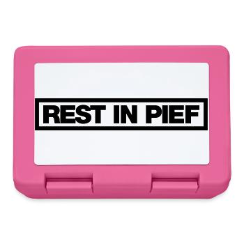 REST IN PIEF (R.I.P.) - Lunchbox - pink - Front