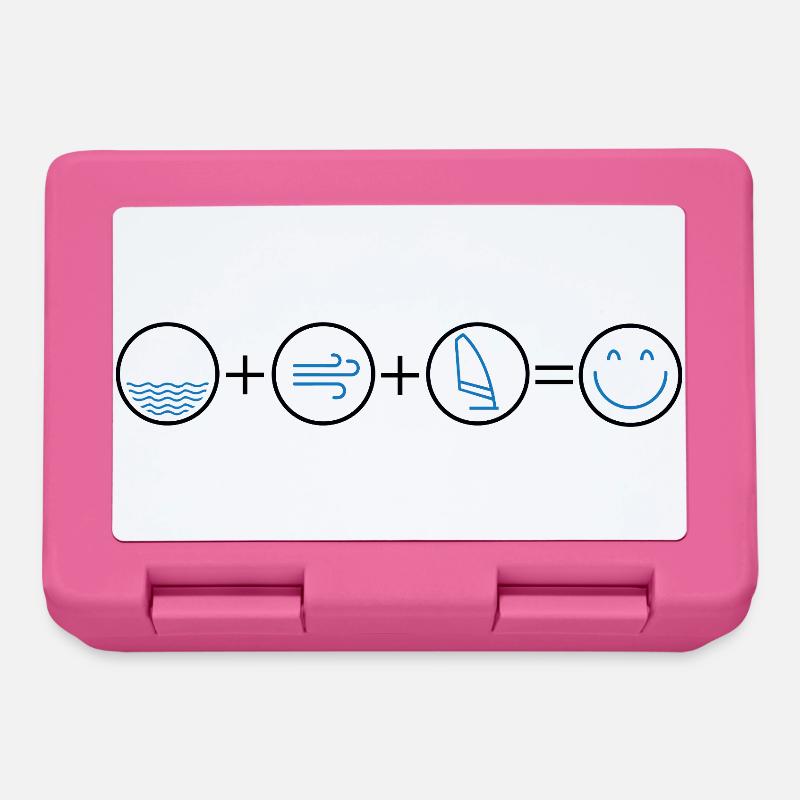 Icônes Eau Vent Planche à voile - Boîte à goûter - rose