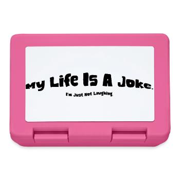 My Life is a Joke | Joke - Lunchbox - pink - Front