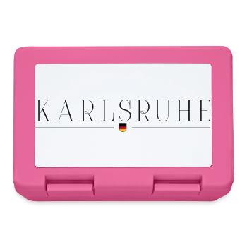 T-shirt de fan de Karlsruhe – Pour de vrais fans - Boîte à goûter - rose - Devant