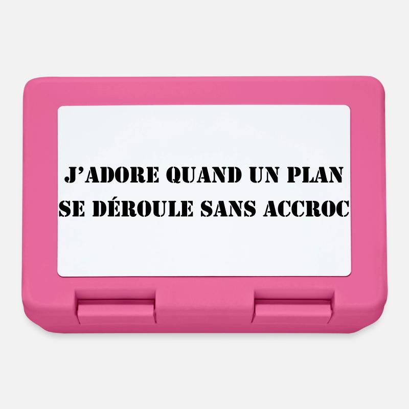 Se Déroule Sans Accroc / Agence Tous Risques - Boîte à goûter - rose