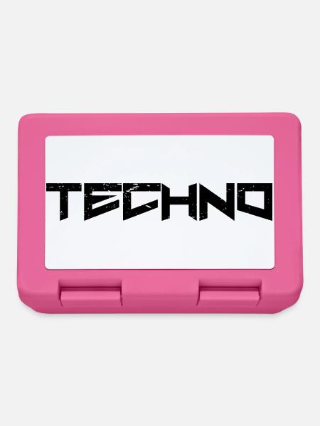 Techno - Boîte à goûter - rose
