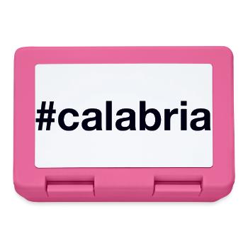 Calabria Italy Kalabrien Italien - Brotdose - Pink - Vorne