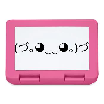 Umarmung Emoticon (づ｡◕‿‿◕｡)づ Knuddel - Brotdose - Pink - Vorne