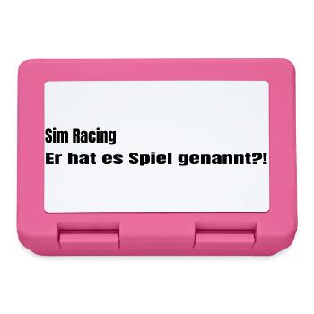 Er hat es Spiel genannt - Brotdose - Pink - Vorne