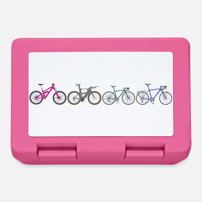 Défilé de vélos Vivid - Boîte à goûter - rose