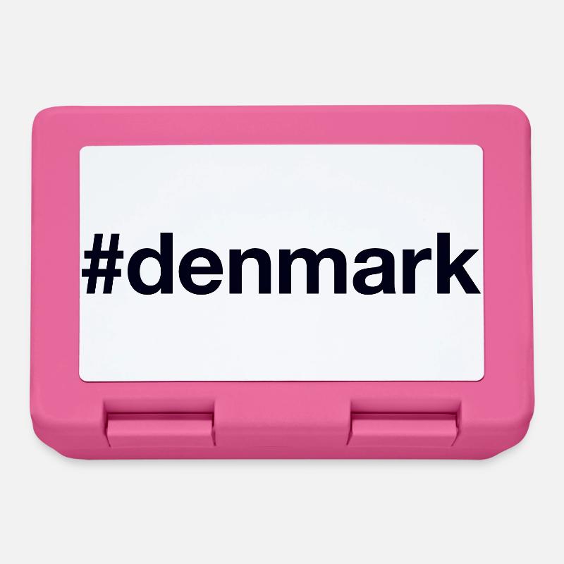 DENMARK Hashtag Dänemark - Brotdose - Pink