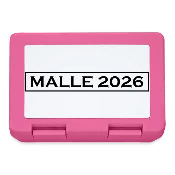 Malle 2026 Holiday - Lunchbox - pink - Front