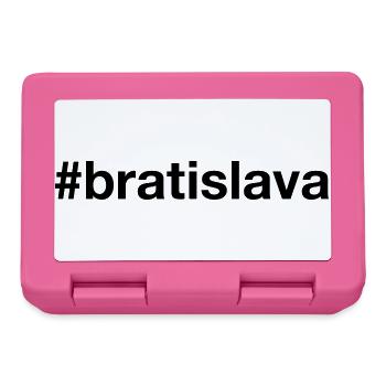 BRATISLAVA Hashtag Slowakei Slovakia - Brotdose - Pink - Vorne