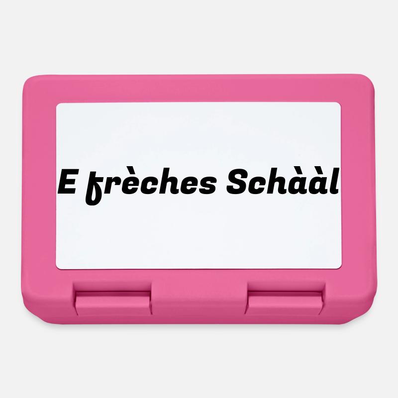 E frèches Schààl - Boîte à goûter - rose