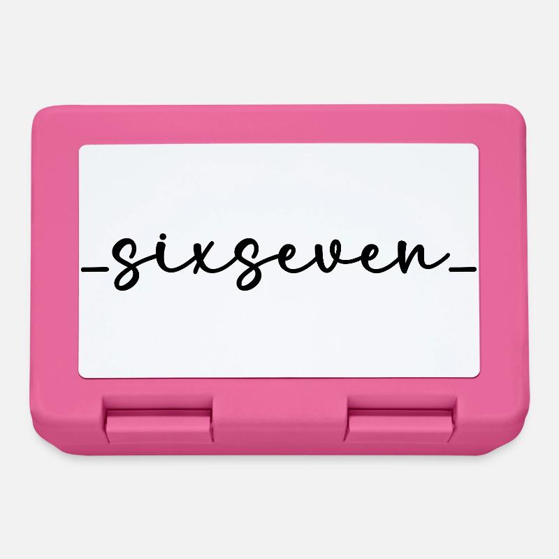 SixSeven - Boîte à goûter - rose