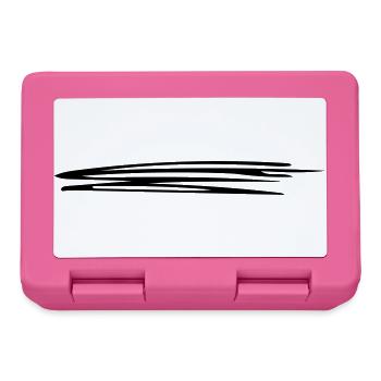 Sweeping lines | Vectorgraphic = Change Colors - Lunchbox - pink - Front