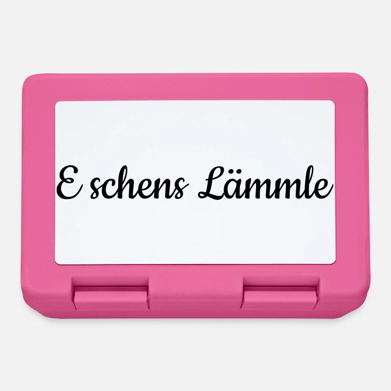 E schens Lämmle - Boîte à goûter - rose
