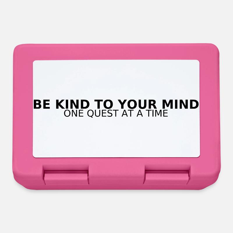 BE KIND TO YOUR MIND - Brotdose - Pink