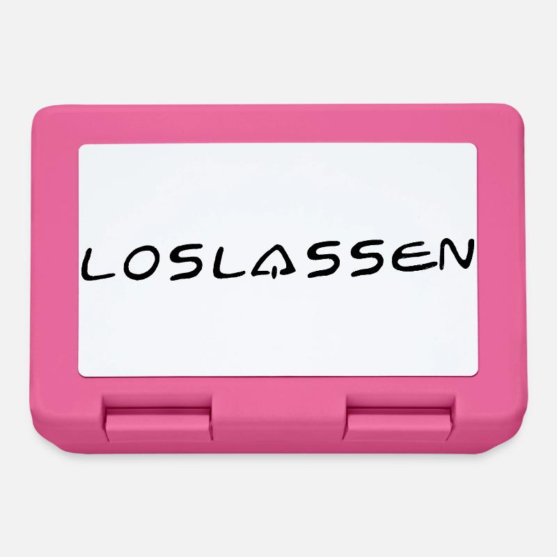 Loslassen - Brotdose - Pink