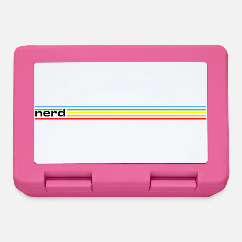 NERDY forever - nerd Rainbow - Brotdose - Pink